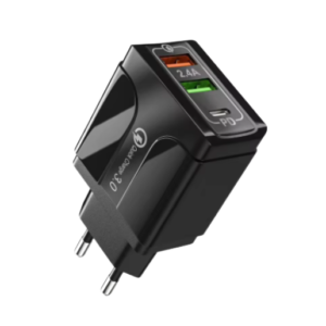 3-Port QC3.0 + PD Fast Charger